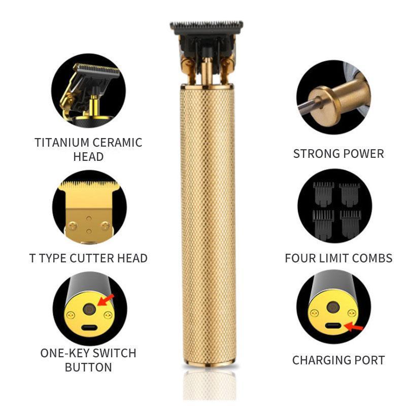 Cordless Zero Gap Hair Clipper with Precision T Blade