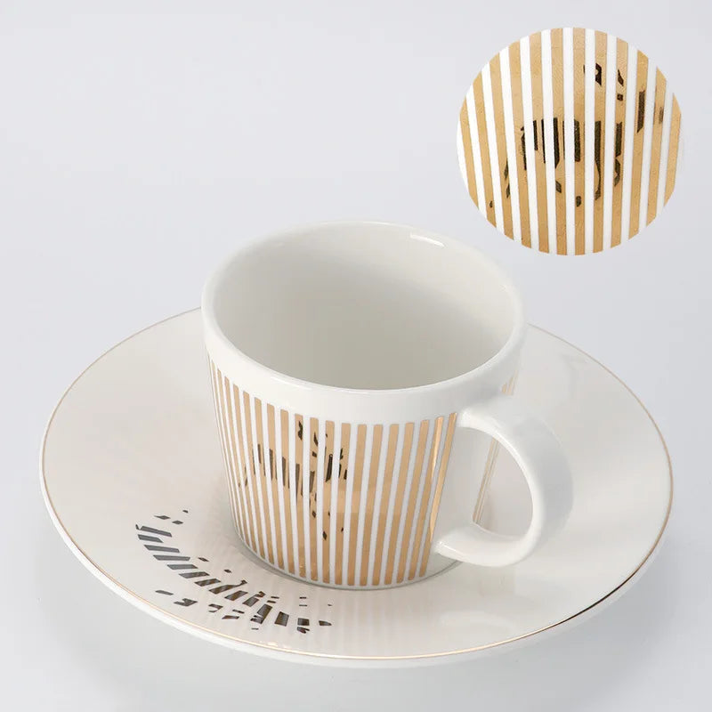 Creative Animal Design Ceramic Coffee Cup With Coaster
