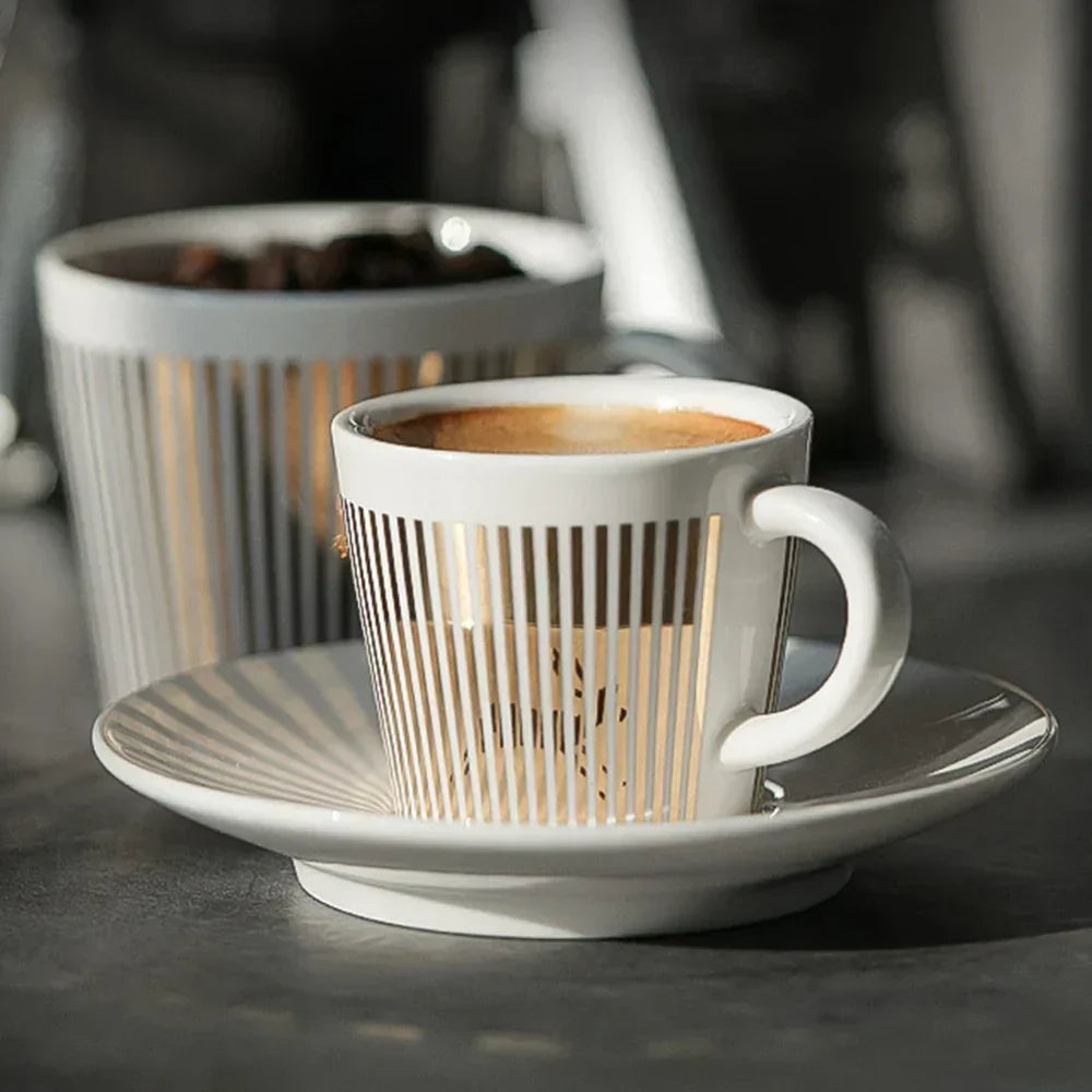Creative Animal Design Ceramic Coffee Cup With Coaster