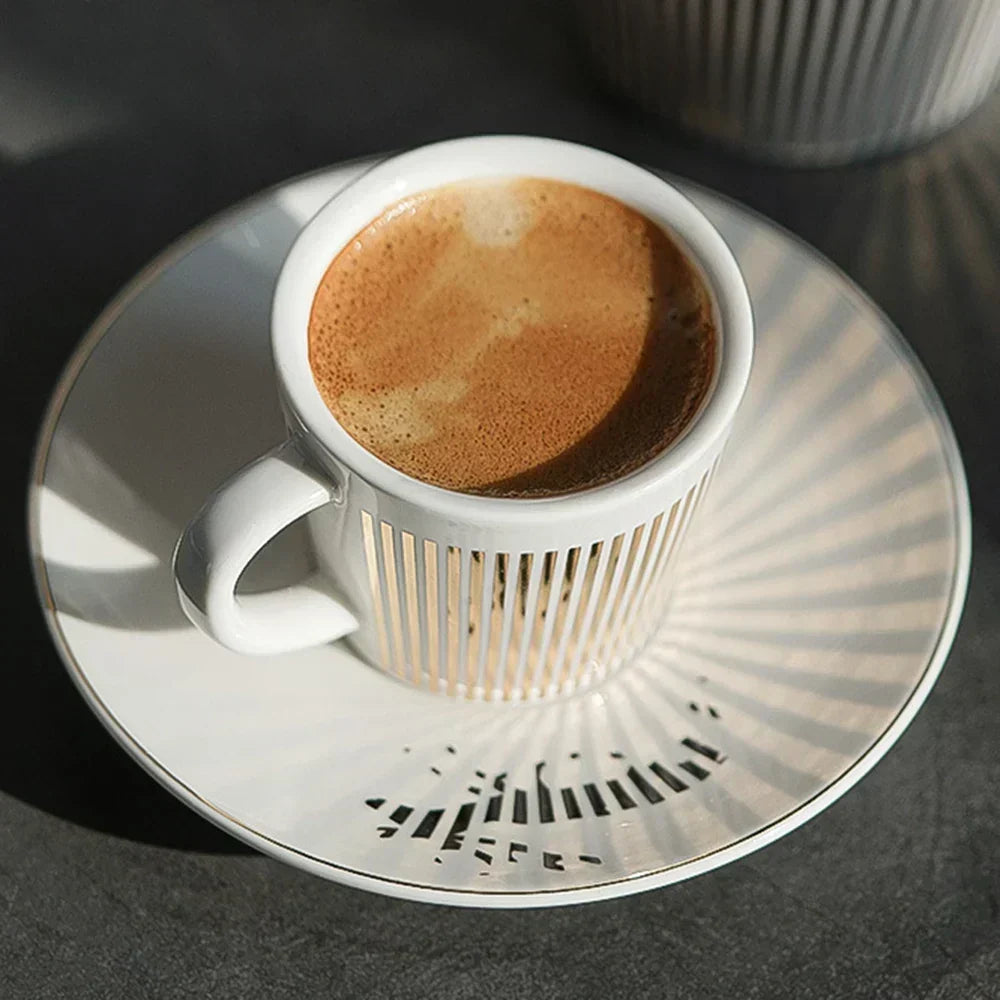 Creative Animal Design Ceramic Coffee Cup With Coaster