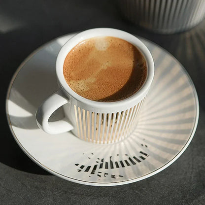 Creative Animal Design Ceramic Coffee Cup With Coaster