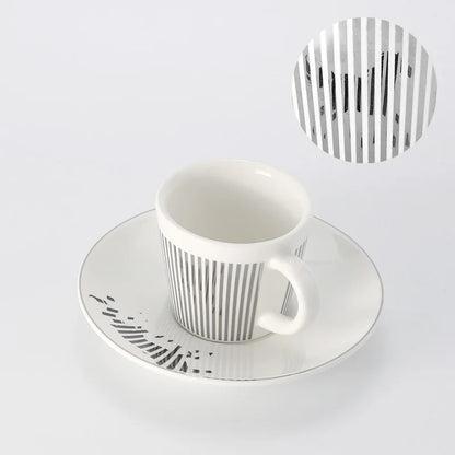 Creative Animal Design Ceramic Coffee Cup With Coaster
