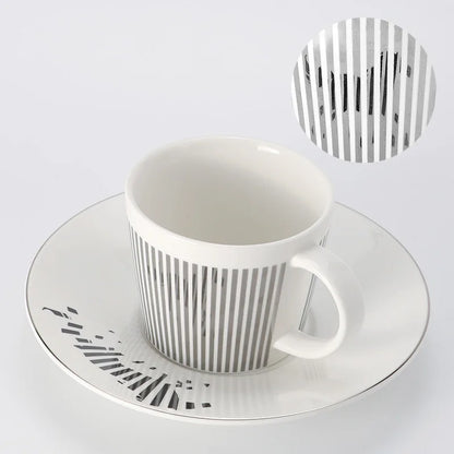 Creative Animal Design Ceramic Coffee Cup With Coaster