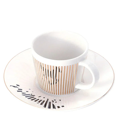 Creative Animal Design Ceramic Coffee Cup With Coaster