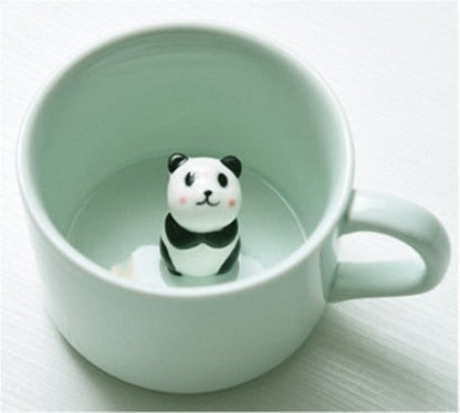 Creative Cartoon Animal Ceramic Coffee Mug 220ml