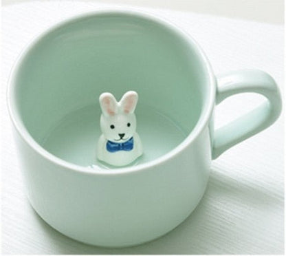 Creative Cartoon Animal Ceramic Coffee Mug 220ml