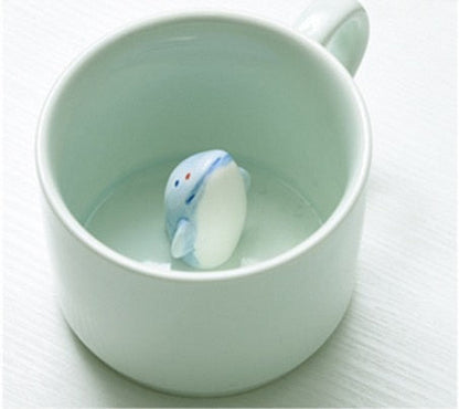 Creative Cartoon Animal Ceramic Coffee Mug 220ml