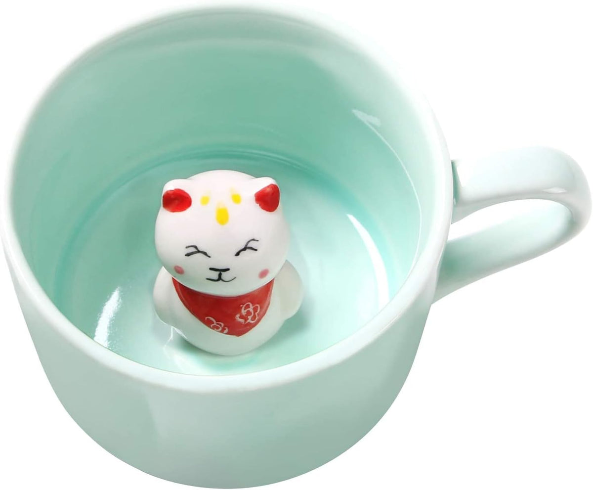 Creative Cartoon Animal Ceramic Coffee Mug 220ml