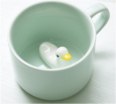 Creative Cartoon Animal Ceramic Coffee Mug 220ml