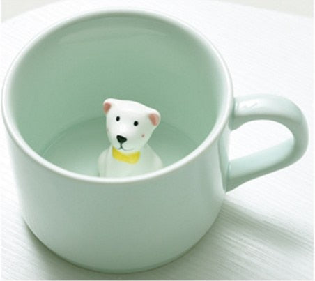 Creative Cartoon Animal Ceramic Coffee Mug 220ml