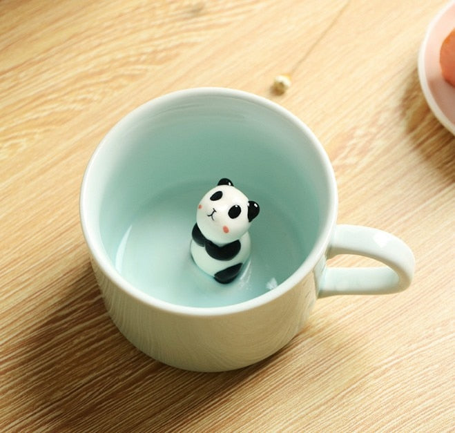 Creative Cartoon Animal Ceramic Coffee Mug 220ml