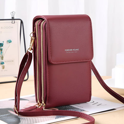Crossbody Phone Wallet Bag with Adjustable Strap