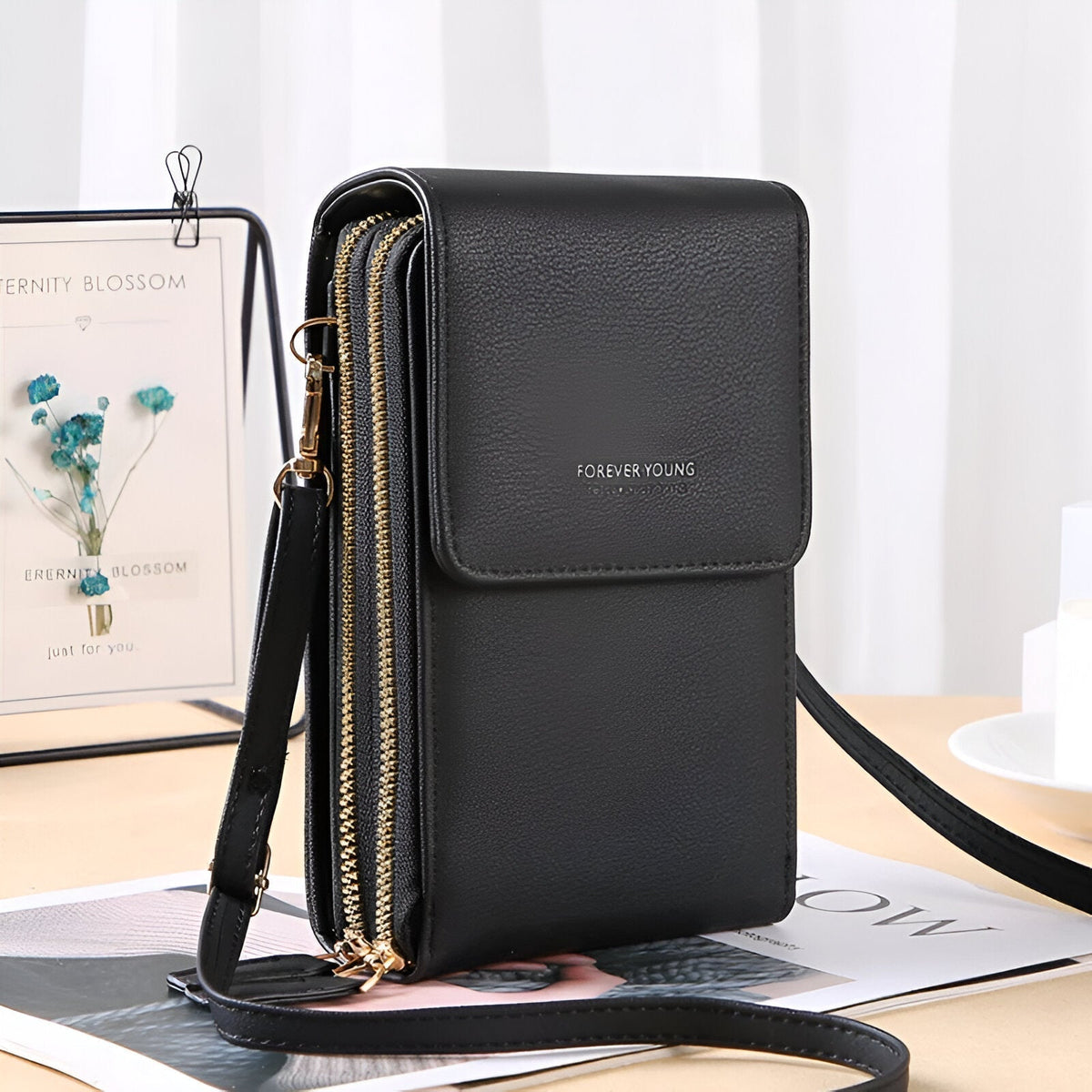 Crossbody Phone Wallet Bag with Adjustable Strap
