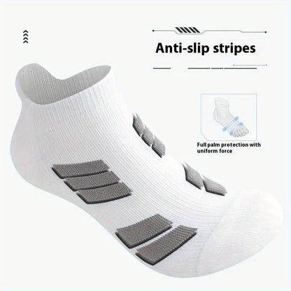 Cushioned Sports Ankle Socks Arch Support 5 Pairs