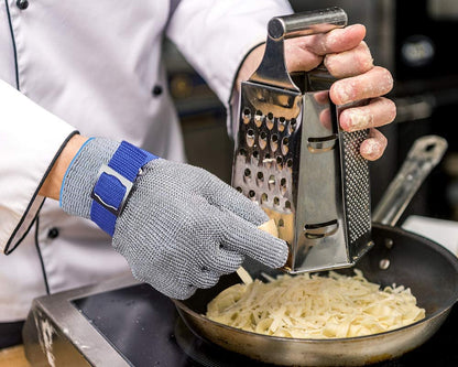 Cut Resistant Stainless Steel Mesh Safety Glove for Food Preparation