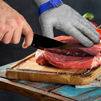 Cut Resistant Stainless Steel Mesh Safety Glove for Food Preparation