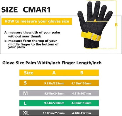 Cut Resistant Stainless Steel Mesh Safety Glove for Food Preparation