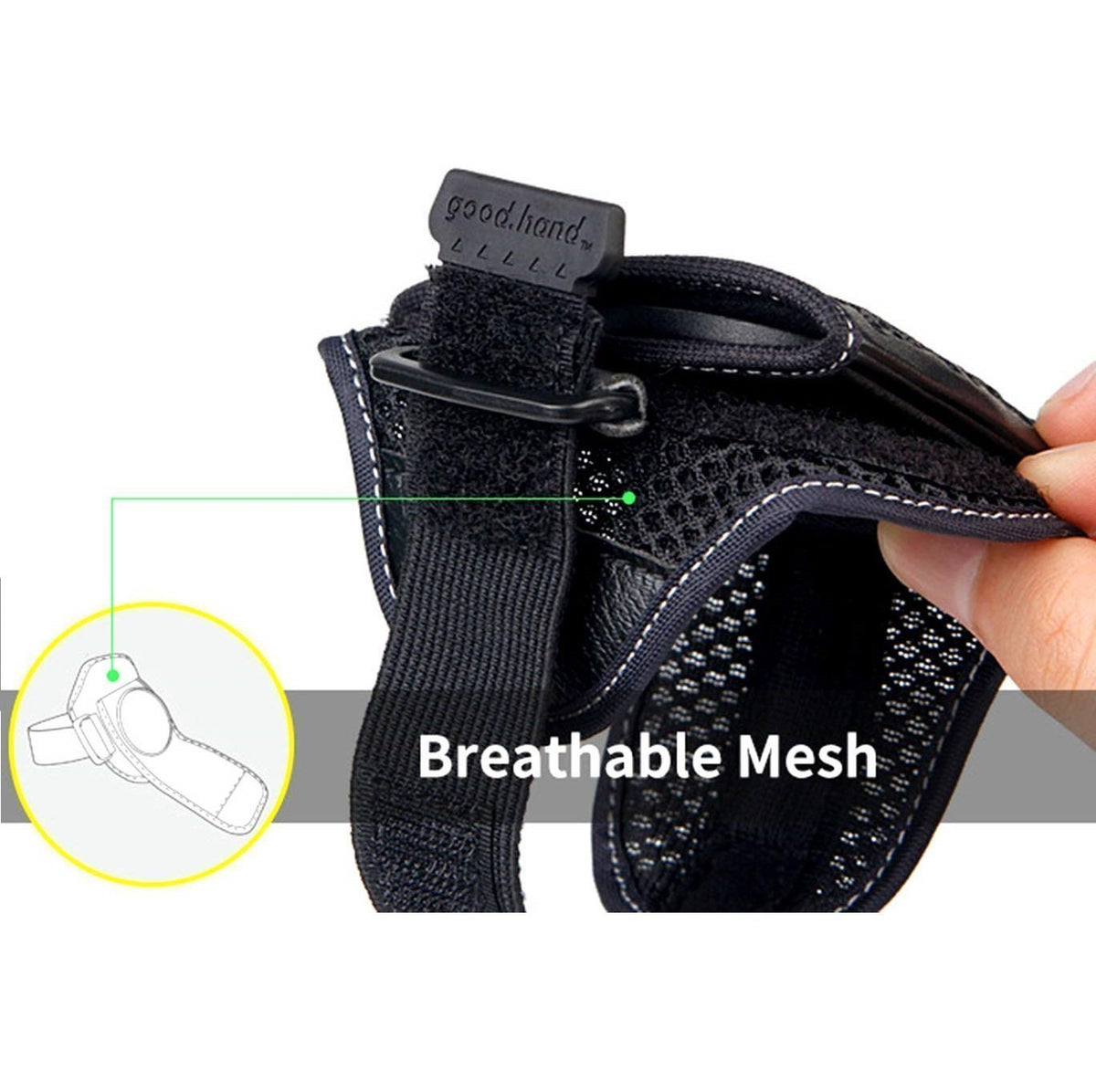Cycling Wrist Rear View Mirror Adjustable Safety Wristband
