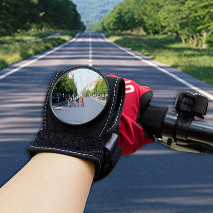 Cycling Wrist Rear View Mirror Adjustable Safety Wristband