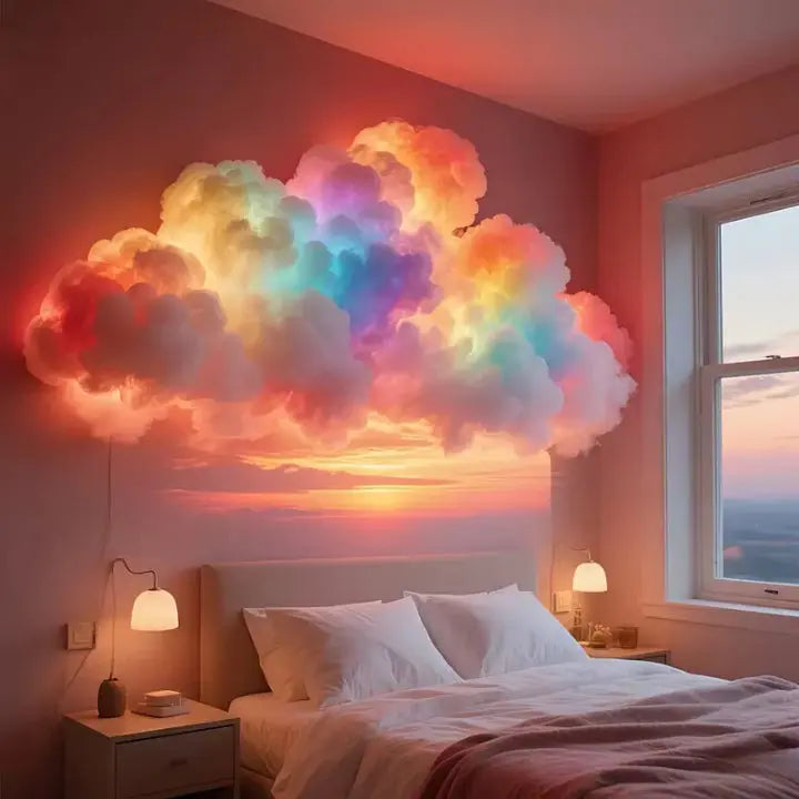 DIY LED Cloud Light with RGB Colors and App Control