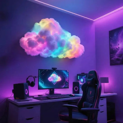 DIY LED Cloud Light with RGB Colors and App Control