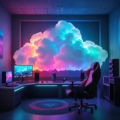 DIY LED Cloud Light with RGB Colors and App Control
