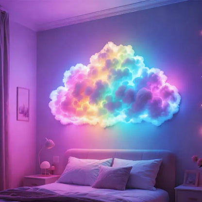 DIY LED Cloud Light with RGB Colors and App Control