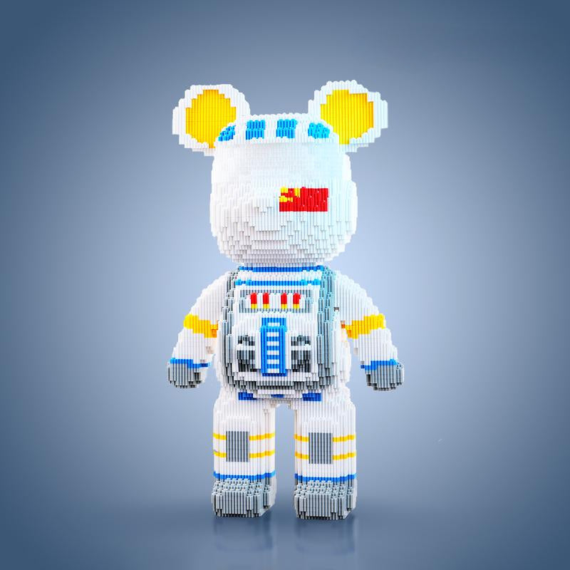 DIY Pixel Block Bear Building Figure Set