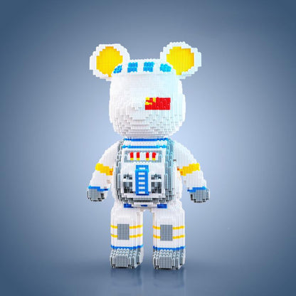 DIY Pixel Block Bear Building Figure Set