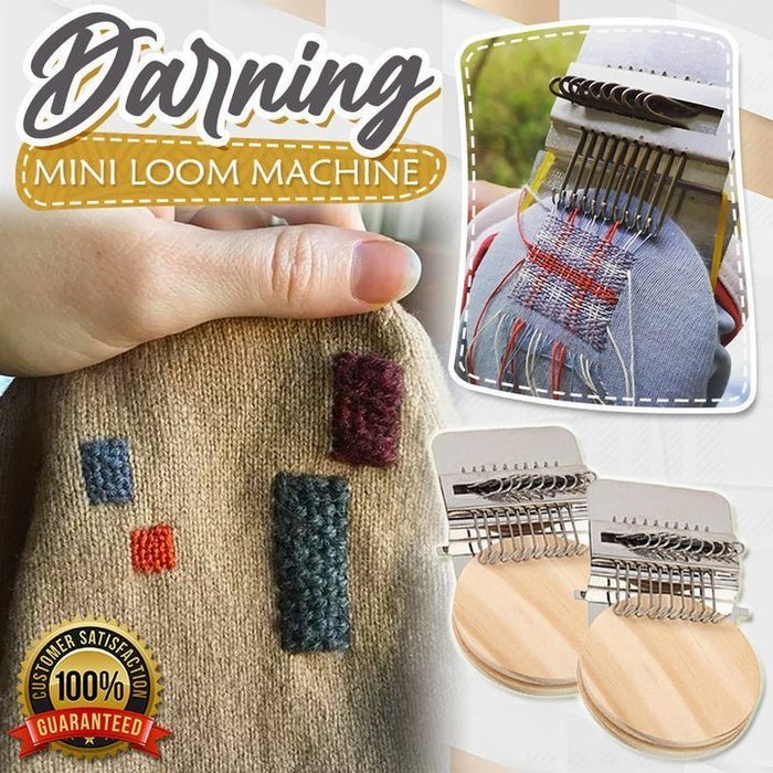 Darning Weaving Loom Kit for Fabric Repair