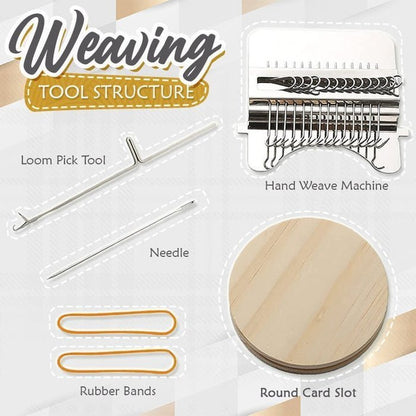 Darning Weaving Loom Kit for Fabric Repair