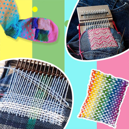 Darning Weaving Loom Kit for Fabric Repair