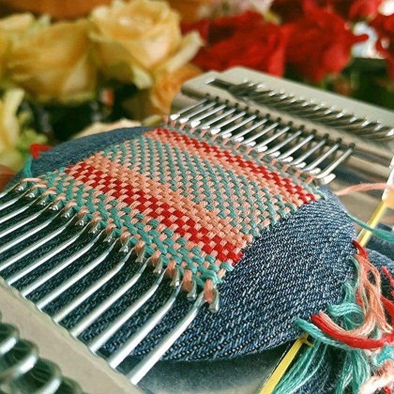 Darning Weaving Loom Kit for Fabric Repair