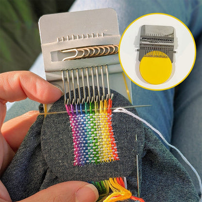 Darning Weaving Loom Kit for Fabric Repair