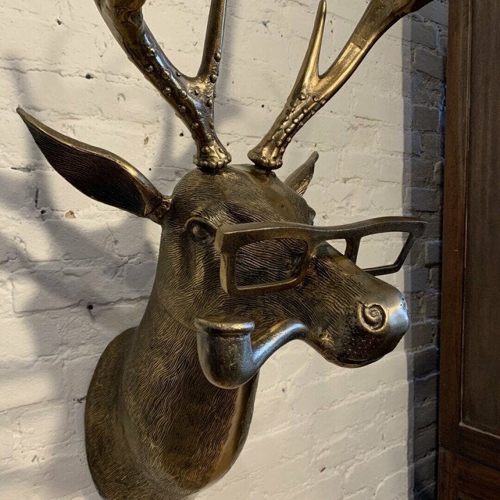 Decorative Animal Head Wall Sculpture for Home
