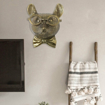 Decorative Animal Head Wall Sculpture for Home