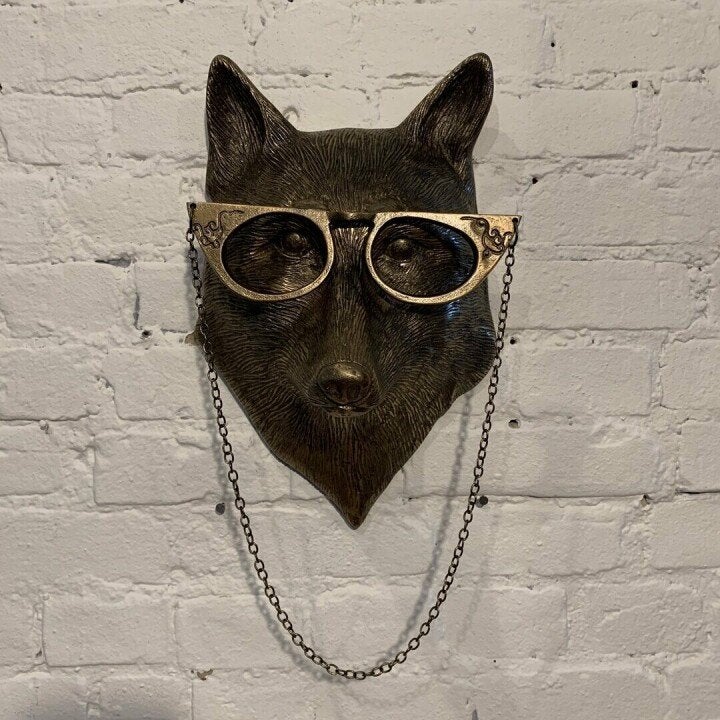 Decorative Animal Head Wall Sculpture for Home