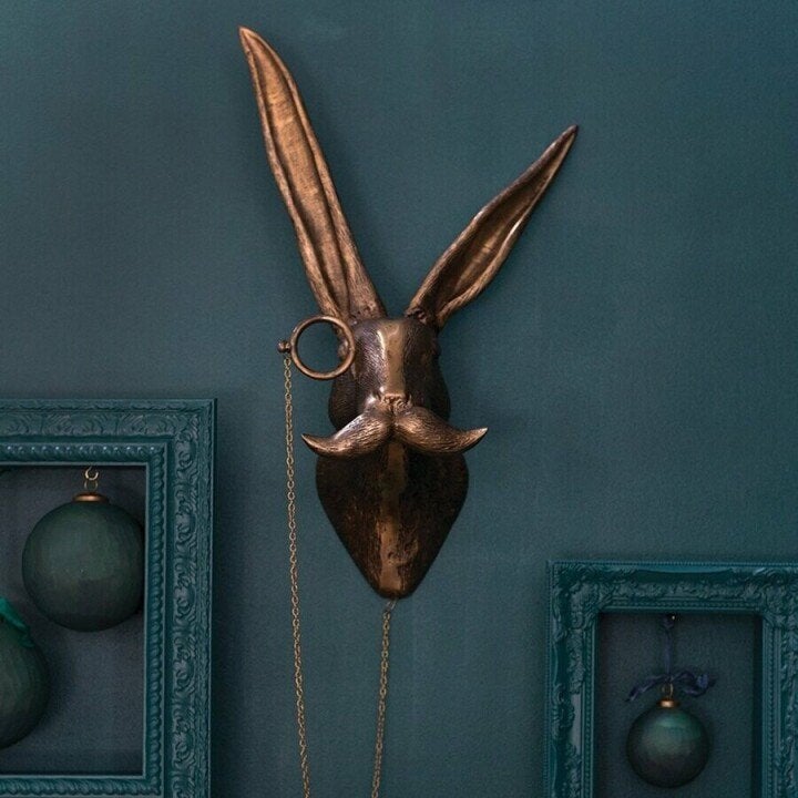 Decorative Animal Head Wall Sculpture for Home