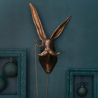 Decorative Animal Head Wall Sculpture for Home