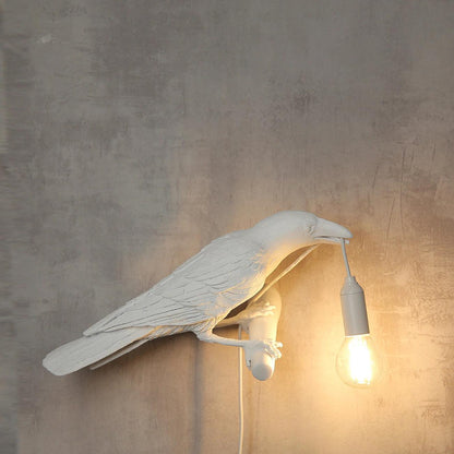 Decorative Bird Wall Light Resin LED Wall Sconce
