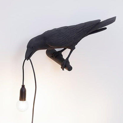 Decorative Bird Wall Light Resin LED Wall Sconce