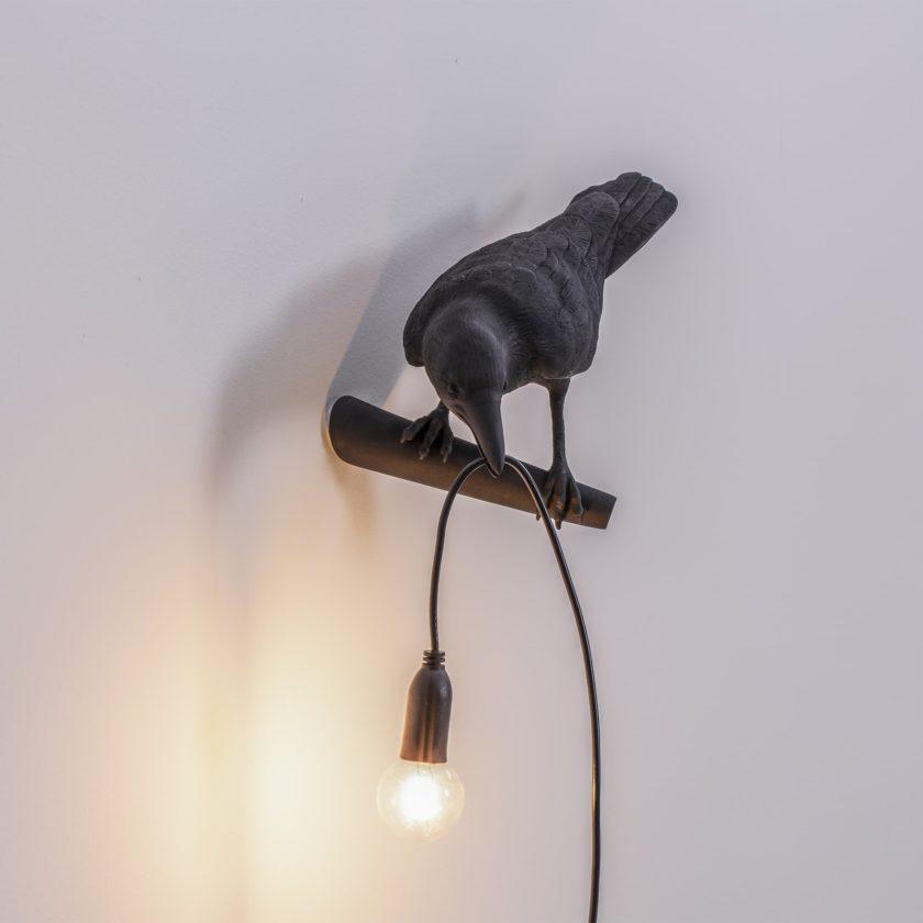 Decorative Bird Wall Light Resin LED Wall Sconce