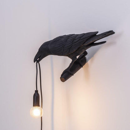 Decorative Bird Wall Light Resin LED Wall Sconce