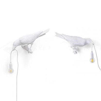Decorative Bird Wall Light Resin LED Wall Sconce