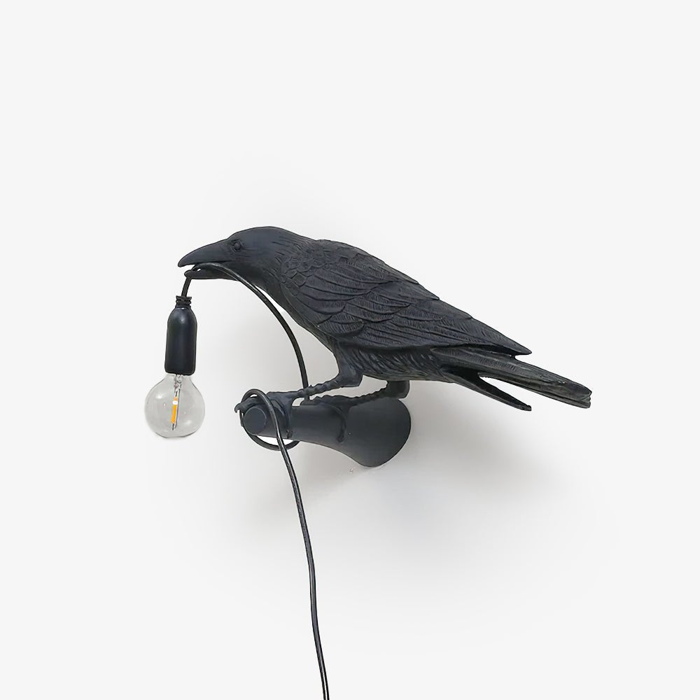 Decorative Bird Wall Light Resin LED Wall Sconce