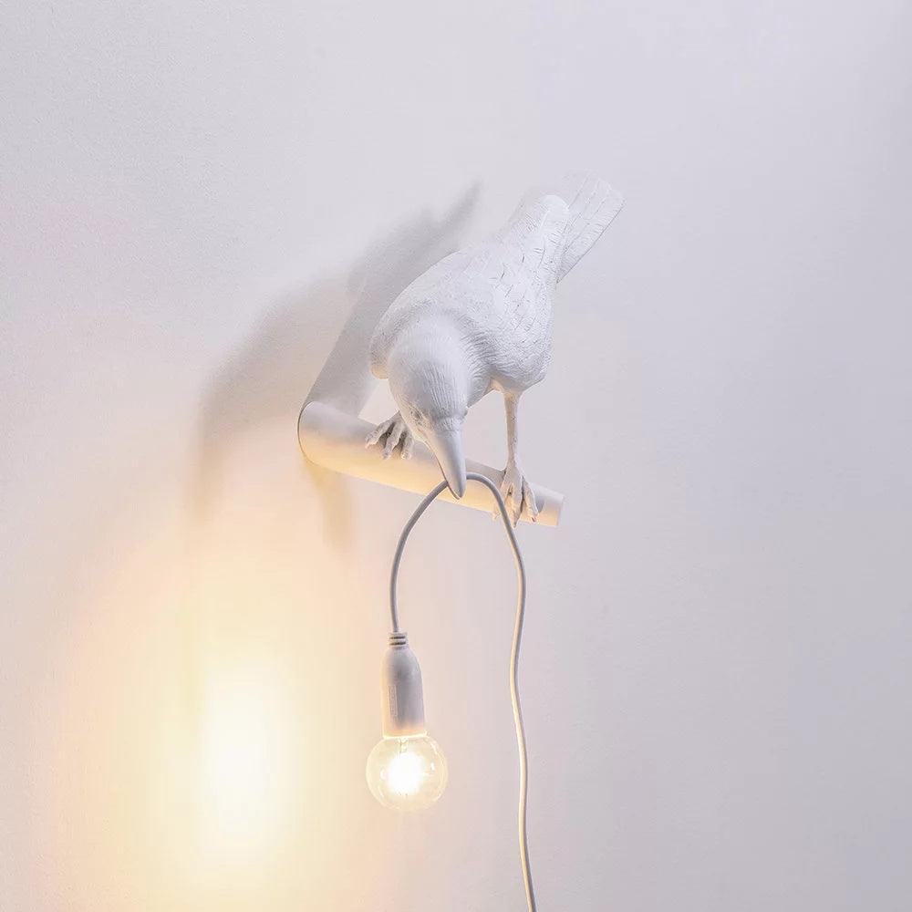 Decorative Bird Wall Light Resin LED Wall Sconce
