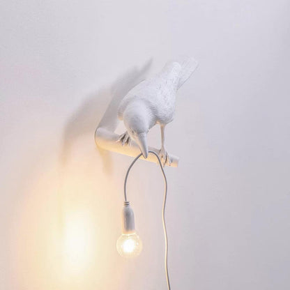 Decorative Bird Wall Light Resin LED Wall Sconce