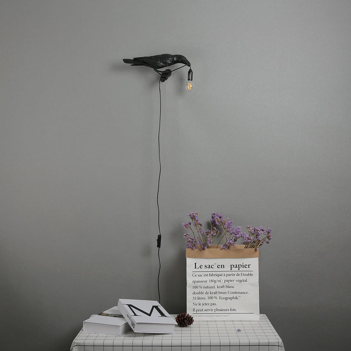 Decorative Bird Wall Light Resin LED Wall Sconce