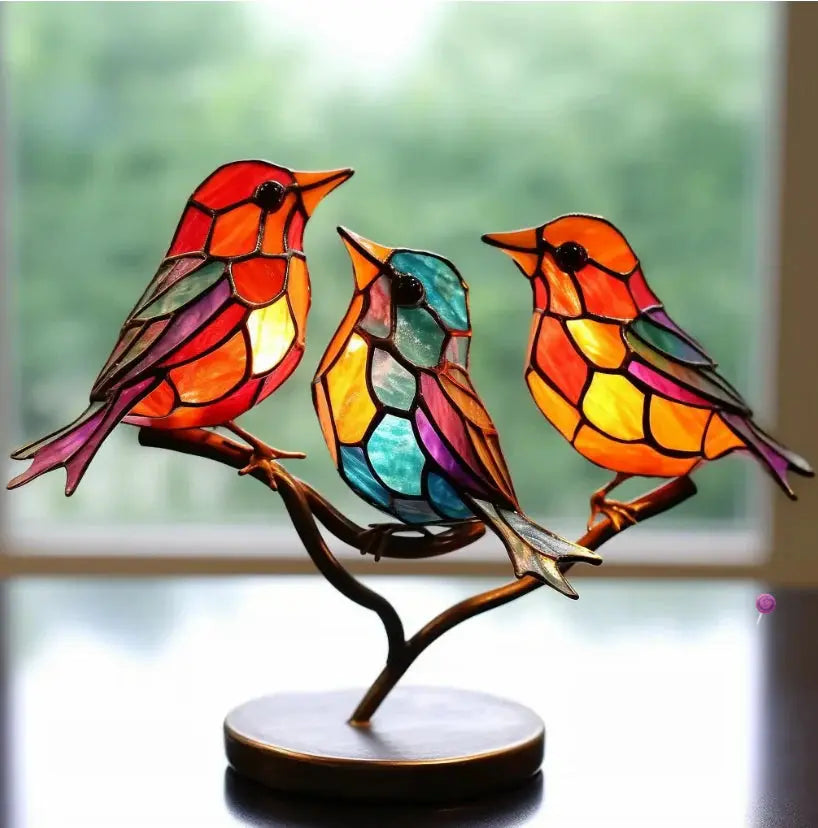 Decorative Bird Window Hanging Sun Catcher