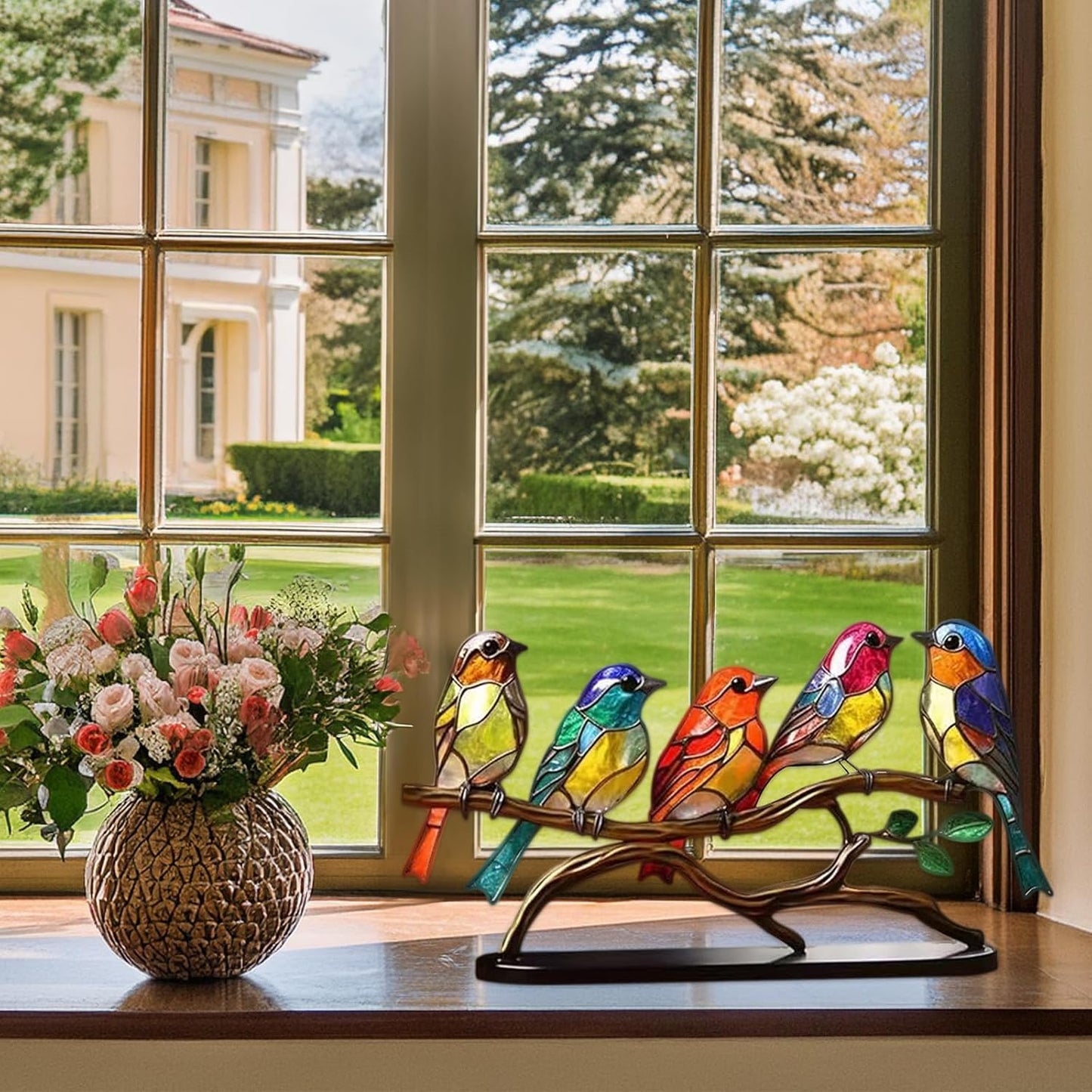 Decorative Bird Window Hanging Sun Catcher